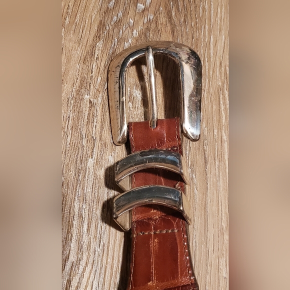 Onyx by Brighton Brown Leather Belt - Picture 3 of 8